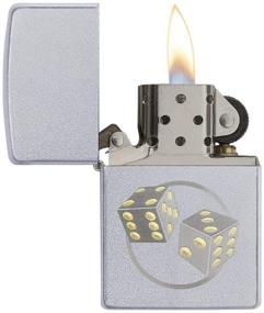 img 2 attached to Zippo Pocket Lighter Satin Chrome