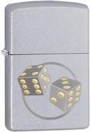zippo pocket lighter satin chrome logo