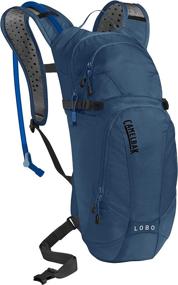 img 4 attached to 🚲 Оставайтесь гидратированными и безопасными с рюкзаком CamelBak Lobo для гидратации на велосипеде - с возможностью крепления шлема - магнитная петля для трубки - 100 унций.