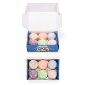 img 2 attached to 🛁 Bath Bomb Pack with Mini Boys & Girls Figurine - Set of 6