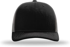 img 1 attached to Richardson Trucker Baseball Black Charcoal