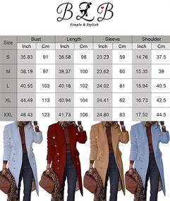 img 1 attached to BZB Womens Elegant Notched Collar Women's Clothing