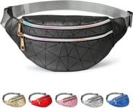 👜 fashionable fanny packs for women, men, kids, and teens – waterproof waist pack with multiple pockets, adjustable belt – stylish bag, bum bag, and hip pouch for travel, hiking, concerts, and festivals логотип