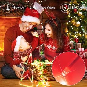 img 1 attached to 🎄 Waterproof Outdoor Christmas Decorations: 344 LED Star Lights with 8 Modes for Xmas Tree, Home, Wedding, Thanksgiving Party, Holiday Wall, and Garden - Easy Installation & Long-lasting Christmas Tree Lights