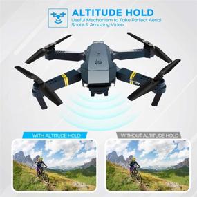 img 3 attached to 🚁 FCONEGY E58 Foldable RC Quadcopter Drone with 1080P HD Camera for Adults - WiFi FPV Live Video, Altitude Hold, Headless Mode, One Key Take Off/Landing