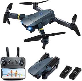 img 4 attached to 🚁 FCONEGY E58 Foldable RC Quadcopter Drone with 1080P HD Camera for Adults - WiFi FPV Live Video, Altitude Hold, Headless Mode, One Key Take Off/Landing