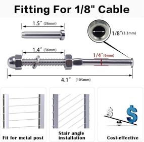 img 3 attached to Muzata Threaded Stainless Balusters CK14