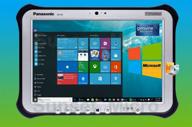 renewed panasonic toughpad fz-g1 mk1 - intel i5-3437u @1.9ghz, 10.1-inch wuxga multi touch+digitizer, 128gb ssd, 4gb ram, wifi, bluetooth, windows 10 pro logo