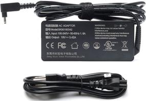 img 4 attached to UL Listed Charger for Acer Swift 1, 3, 5 SF Series - Burflo 65W Charger