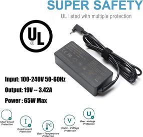 img 2 attached to UL Listed Charger for Acer Swift 1, 3, 5 SF Series - Burflo 65W Charger