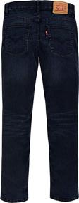 img 1 attached to 👖 Classic Comfort for Boys: Levis Elastic Waistband Jeans Rinse - Shop Now!