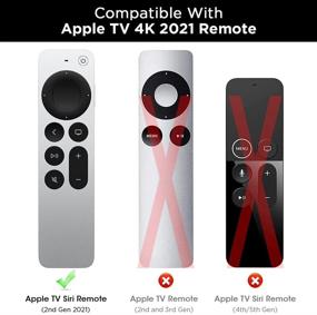 img 3 attached to Case For Apple TV Siri Remote 2021 2Nd Generation Television & Video and Television Accessories