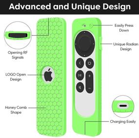 img 2 attached to Case For Apple TV Siri Remote 2021 2Nd Generation Television & Video and Television Accessories