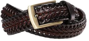 img 4 attached to 👔 Tanpie Fashion Braided Leather Strap Men's Belts