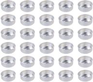 🕯️ healifty 200pcs round tin tea light cups: a versatile diy wax candle mold kit & tealight accessory for creating customized candles logo