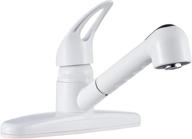 dura faucet df-pk100-wt кран-душ rv для кухонной раковины без металлических деталей - однорычажный (белый) логотип