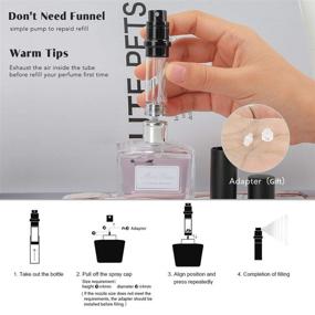 img 1 attached to Refillable Perfume Bottle Atomizer Portable