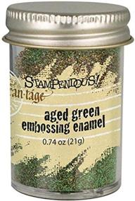 img 1 attached to 🌿 Stampendous Frantage Embossing Enamels in Aged Green: Vibrant, Versatile & Vintage-Inspired