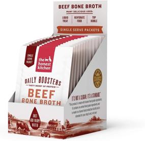 img 4 attached to 🐾 The Honest Kitchen Daily Boosts: Instant Beef Bone Broth Liquid Treat with Turmeric for Dogs and Cats, 12-Pack of 3.5g Sachets - Enhanced for Enhanced Growth and Vitality