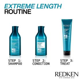 img 1 attached to 💪 Redken Extreme Length Shampoo: Biotin Infused for Hair Growth, Breakage Prevention, and Hair Strengthening