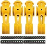 🌪 tornado foosball men with yellow counter balanced pin - set of 4 логотип