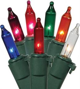 img 2 attached to 🔌 Vickerman 100ct Multi-Color Mini Twinkle Lights with Green Wire 4-inch Spacing