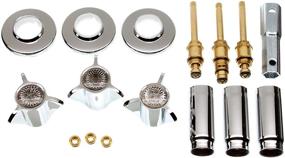 img 1 attached to 🚿 DANCO Sayco Chrome Tub and Shower 3-Handle Trim Kit for Remodeling (39620)