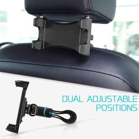 img 1 attached to Headrest Mount Universal Backseat Smartphone Switch Universal