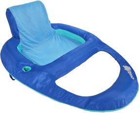 img 4 attached to 🏖️ Relax and Lounge in Style with SwimWays Recliner Inflatable Lounger Hyper Flate