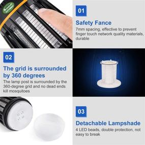 img 2 attached to 🏕️ MILLENNIALS OUTDOORS: The Ultimate 3-in-1 Bug Zapper, Lamp, and Mosquito Killer for Indoor and Outdoor Camping