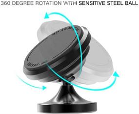 img 2 attached to Магнитный универсальный держатель для Samsung на приборной панели QBUC.
