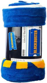 img 1 attached to 🔥 Ultimate Comfort: Bioworld Blockbuster Fleece Throw Blanket – Cozy up in Style!