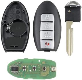 img 3 attached to 🔑 GPPower Car Smart Key Fob Replacement for Nissan Altima 2007-2012 / Nissan Maxima 2009-2014 FCC ID KR55WK48903