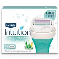 запасные кассеты schick intuition sensitive moisturizing: эффективное бритье и удаление волос для женщин логотип