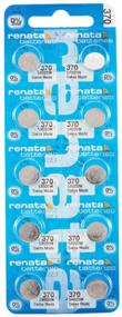 img 1 attached to ⌚ Long-lasting Renata Silver Oxide Watch Battery 371 - SR920SW (Pack of 10) for Reliable Timekeeping