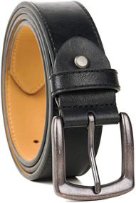 img 1 attached to ANYWALK Men's Tall Black Belts: Essential Accessories for Stylish Men