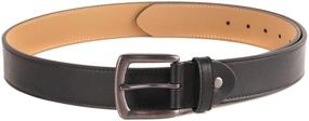 img 3 attached to ANYWALK Men's Tall Black Belts: Essential Accessories for Stylish Men