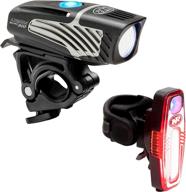 niterider lumina micro 900 front bike light sabre 110 rear bike light combo pack - usb rechargeable bicycle headlight led front light water resistant mountain road city commuting cycling safety flash with enhanced seo logo