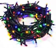 🎄 174ft 500 led waterproof christmas lights with 8 modes and memory, multicolor fairy lights for indoor outdoor xmas tree home garden party decor - wisd логотип