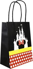 img 2 attached to 🎁 Treat Bags Castle Gift Party Paper Bags with Handle for Birthday Baby Shower Mickey Minnie Theme Party Decorations Supplies - Pack of 12