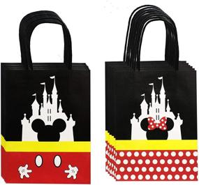 img 4 attached to 🎁 Treat Bags Castle Gift Party Paper Bags with Handle for Birthday Baby Shower Mickey Minnie Theme Party Decorations Supplies - Pack of 12