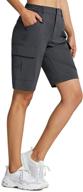 🩳 maskert women's quick-dry hiking shorts - lightweight cargo shorts, water-resistant for summer outdoor travel, camping логотип