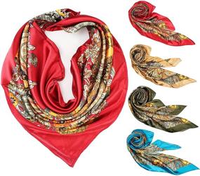 img 4 attached to 🧣 Stylish Headscarf Headdress for Women - Enhance Your Smile with our Scarves & Wraps