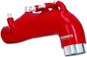 img 4 attached to 🔴 Mishimoto MMHOSE-SUB-08IHRD Red Silicone Induction Hose for Subaru WRX/STI 2008-2014: A Compatible Upgrade