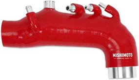 img 3 attached to 🔴 Mishimoto MMHOSE-SUB-08IHRD Red Silicone Induction Hose for Subaru WRX/STI 2008-2014: A Compatible Upgrade