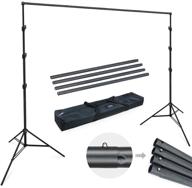 📸 linco lincostore photography backdrop stand kit: 9x10 ft system for stunning photo backgrounds, model 4154-4236 logo