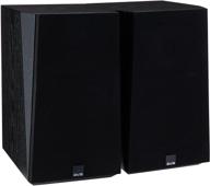 🔊 svs ultra bookshelf speakers - high-quality pair in black oak veneer logo