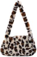👜 stylish aktudy plush animal pattern top-handle shoulder bag for women and girls logo