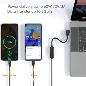 img 2 attached to 🔌 CableCreation USB C to USB A Adapter OTG Cable: Fast and Reliable USB 3.0 Connection