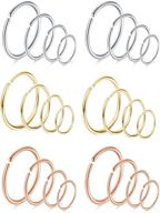 💎 fibo steel stainless piercing jewelry: chic women's body jewelry collection logo